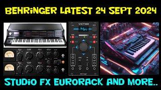 Latest Behringer News 24 September 2024