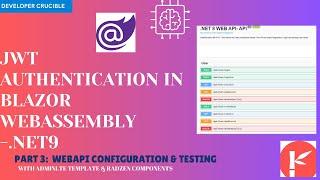 Complete Authentication Application with JWT Token in .NET9 -WEBAPI Implementation ️ ️