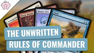 The Unwritten Rules of Commander | EDH | The Social Contract | Magic the Gathering