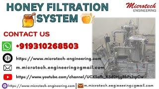 Honey filtration system, sugar filter press, alcohol filtration system