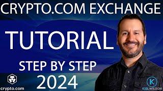 CRYPTO.COM  EXCHANGE TUTORIAL FOR BEGINNERS! - 2024 - STEP BY STEP - How to buy/sell crypto.com