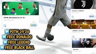 POTW, FREE RONALDO & LEGEND PACK OPENING PES 2021 MOBILE  2nd ACC