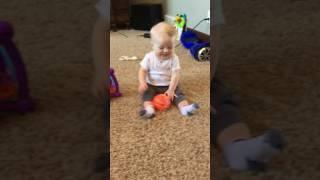 Ball giggles 7 months TJ