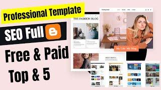 Professional blogger templates free