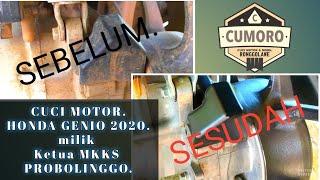 Cuci Motor Genio 2020 || Genio Motorcycle Wash 2020