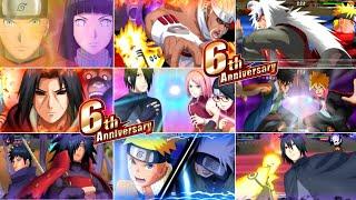 All Team Ultimate Jutsu Compilation - Special 6th Anniversary - Naruto x Boruto Ninja Voltage