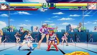 NICK54222 MUGEN: Eri Hasumi (me) VS Sailor Moon (NapoleonJonamite)