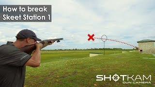 Skeet Shooting Tips - Station 1 - by ShotKam
