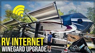 Winegard Gateway 4g LTE Wifi Router Install & Speed Test (RV Internet Upgrade)