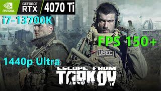 Escape From Tarkov  RTX 4070 Ti  + i7-13700K 1440p Ultra _ STREETS OF TARKOV _  offline