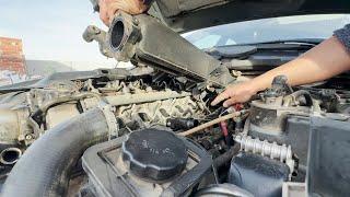 BMW 530d (M57 engine) Intake manifold removal DIY