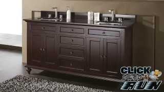 Avanity Merlot Bathroom Vanity Video Review -- Clickshopnrun.com