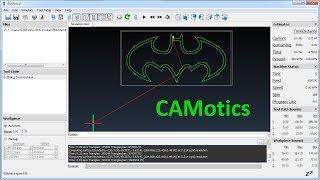 CAMotics CAM Simulation Batman