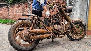 Ｒestoration Ｈａｒｌｅｙ davision built | Ｒestored dusty motocycle