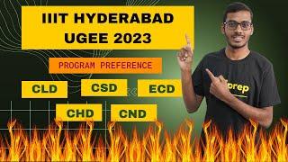 UGEE 2023 Program Preferences | Application Form Part 2 | IIIT Hyderabad | IIITprep