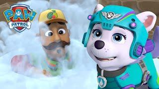 ¡Everest rescata a Alex y al Sr. Porter de la tormenta de nieve! - PAW Patrol Episodio Español