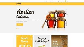 Honey Store WooCommerce Theme by ZEMEZ Website Template - 64503