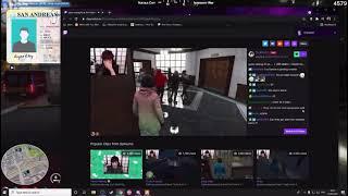 4T/Crystalst reacts to Yuno's reaction to his friends being held as hostages | Sykkuno's NoPixel RP