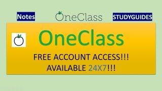 OneClass Reddit | Free OneClass Access| Free Study Guide Download