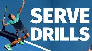 Tennis Serve - 3 Drills To Improve Power and Consistency