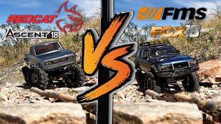 The best 1:18 RC Crawler REDCAT Ascent 18 vs FMS FCX18.