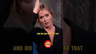 Emily Blunt Funny Banter With Christopher Nolan  #shorts