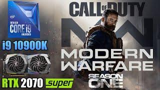 COD: Modern Warfare - RTX 2070 Super + i9 10900K - 1080p, 1440p & 4K - High/Low Settings - Season 1