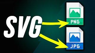 How to Open and Convert a SVG File - SVG to PNG or JPEG
