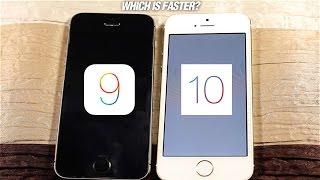 iOS 10 vs. iOS 9 - Speed Test! Which is FASTER?