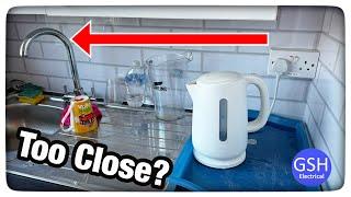 How Close Can You Install a Socket to a Sink?