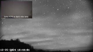 Pointing a super senitive Infared Camera at the night sky