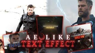 AE like text effect | Alight Motion Tutorial | 2025