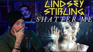 FIRST TIME HEARING Lindsey Stirling - Shatter Me ft. Lzzy Hale ( Metal Vocalist )