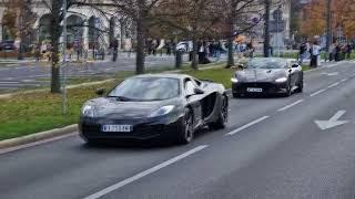 McLaren 12C and Ferrari Roma Spider In Warsaw