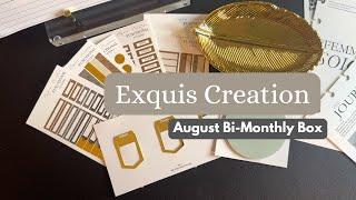 Exquis Creation | August Bi Monthly Box | MUST SEE!