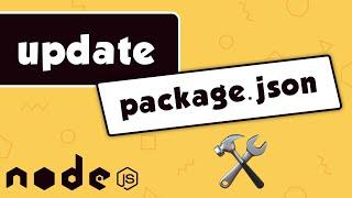 How to update packages inside a NodeJs project