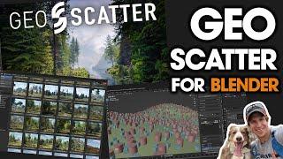 SCATTER OBJECTS in Blender! Getting Started with GeoScatter (Ep 1)