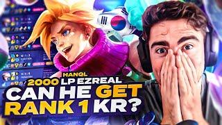 2225LP Ezreal is GOING FOR RANK 1 KOREA... *NEVER MISS Q HACK*