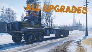 SnowRunner - All upgrade locations of the Western Star 6900 TwinSteer!