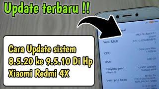 Lengkap Cara update sistem Di Hp Xiaomi Redmi 4X terbaru