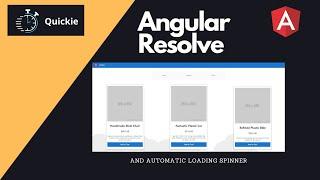Angular - Resolve & automatic loading spinner with overlay