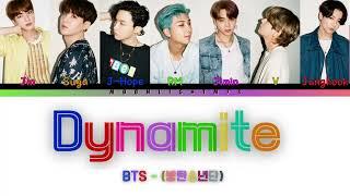 BTS - (방탄소년단) - Dynamite - (Lyrics) - (Color Coded Lyrics)