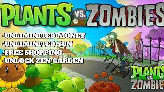 Plants Vs Zombie Mod Apk Versi terbaru mod menu 5+