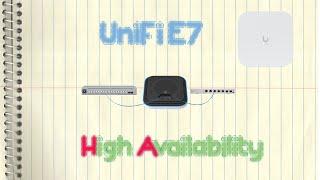 Ubiquiti UniFi E7 Access Point - High Availability (HA / Data & PoE++ Redundancy)