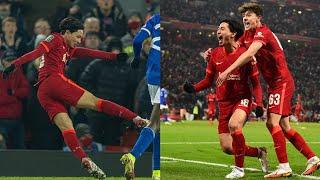 Every angle of Takumi Minamino’s brilliant last-gasp equaliser for Liverpool