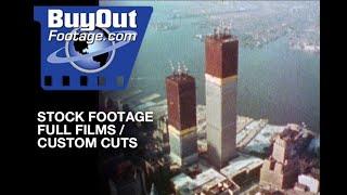 Building The World Trade Center 1970s Stock Footage