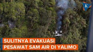 Kendala Evakuasi Pesawat SAM Air yang Jatuh di Yalimo