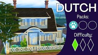 How To Build a DUTCH COLONIAL Like a Nerd - In-Depth Sims 4 Building Tutorial