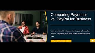 paypal vs payoneer | Difference Between PayPal and Payoneer