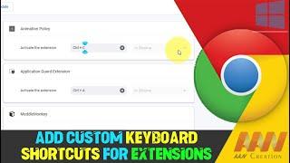 How to Add Custom Keyboard Shortcuts for Extensions on Chrome Browser